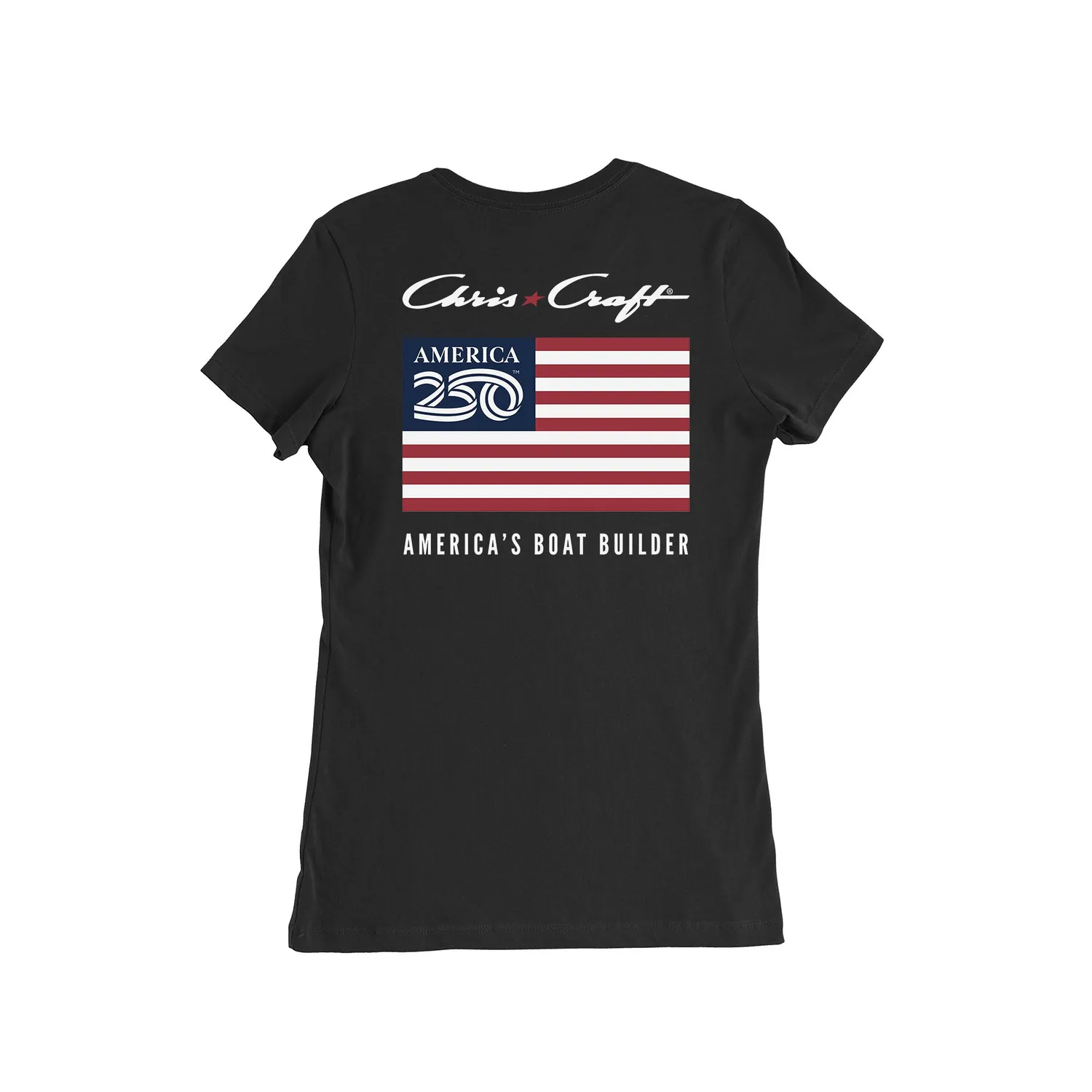 Chris Craft America250 dame t-shirt 100% bomuld