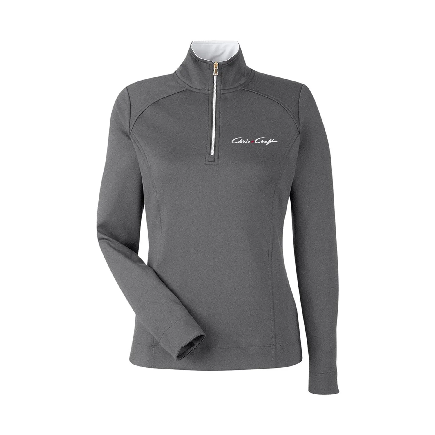 Chris Craft Wells Tech quarter-zip trøje grå UPF 50+