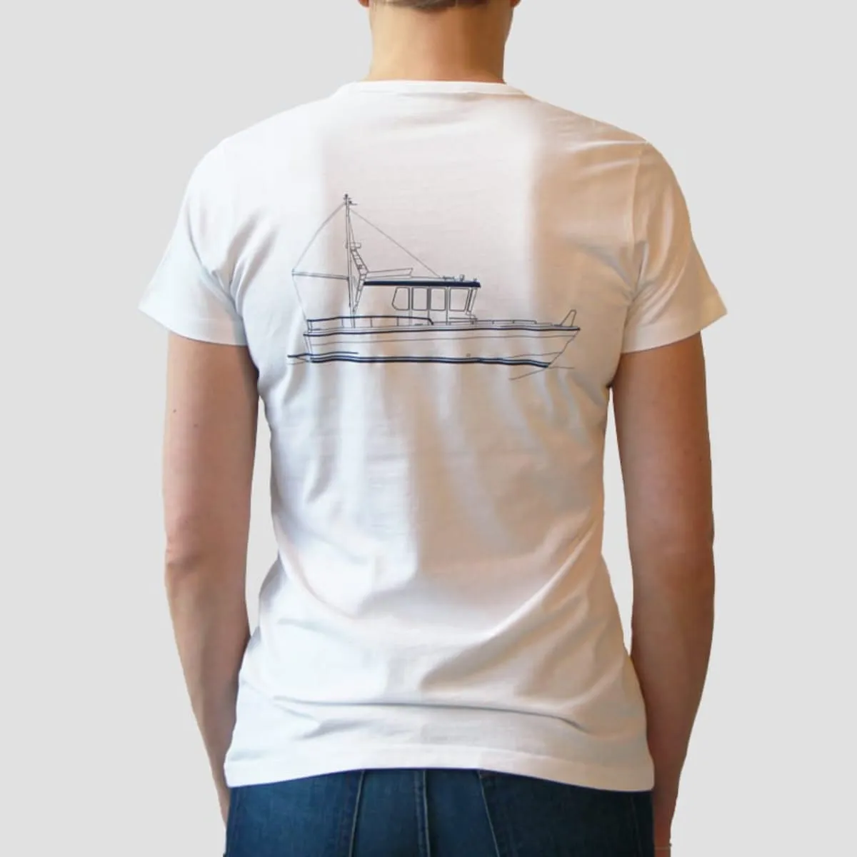 Targa T-shirt dame hvid XS/34 bomuld