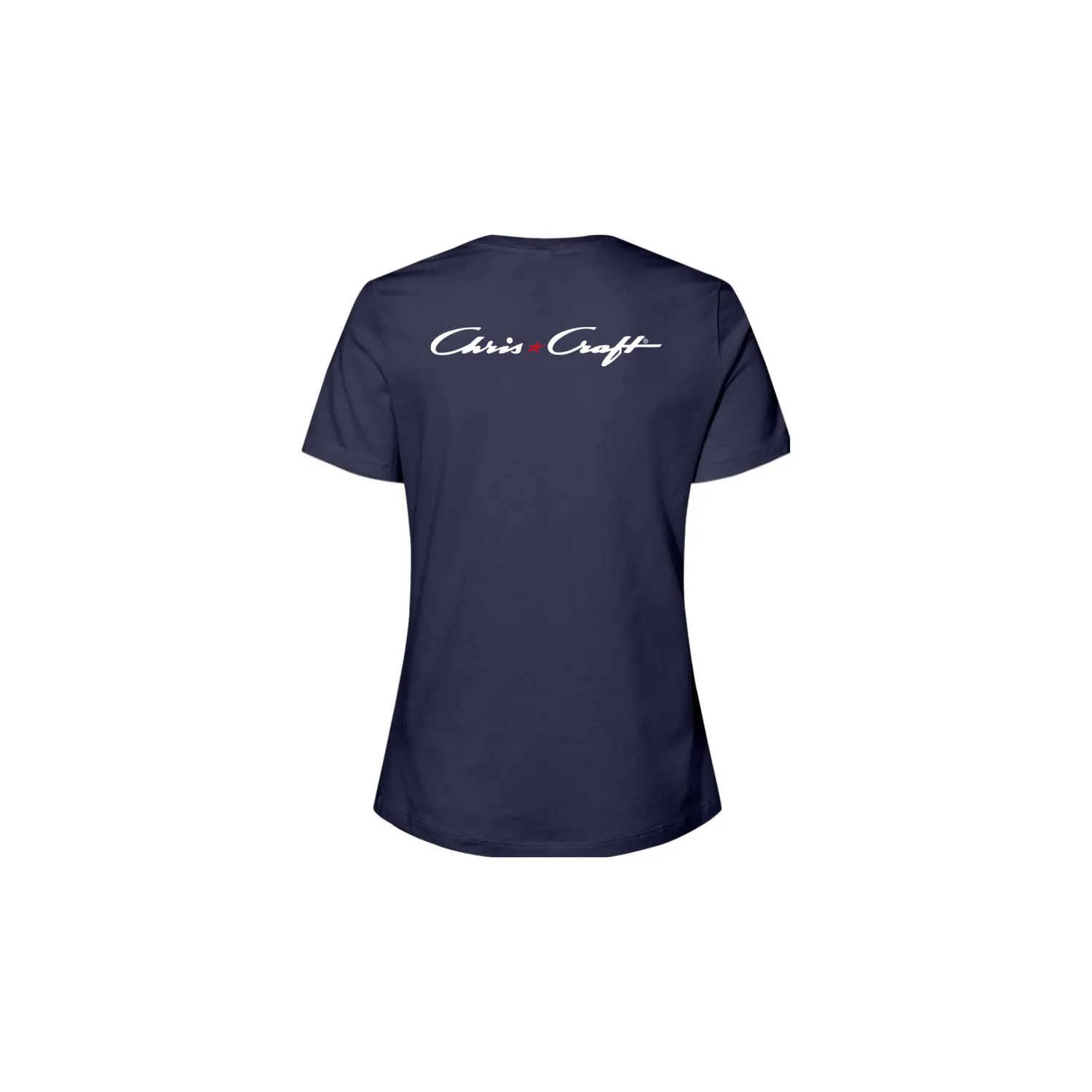 Chris Craft Dave Bofill T-shirt dame navy bomuld