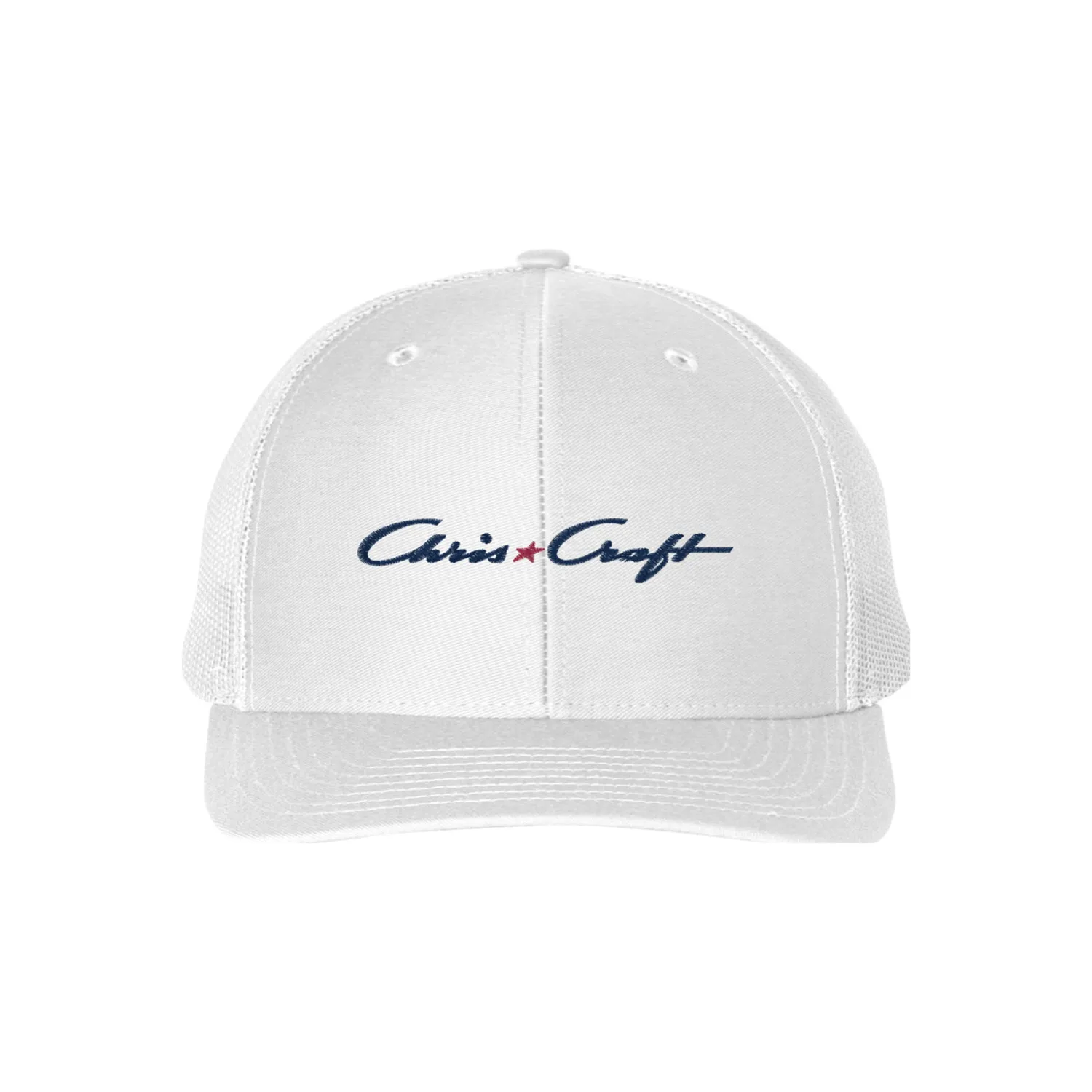 Chris Craft Snapback Trucker kasket hvid mesh