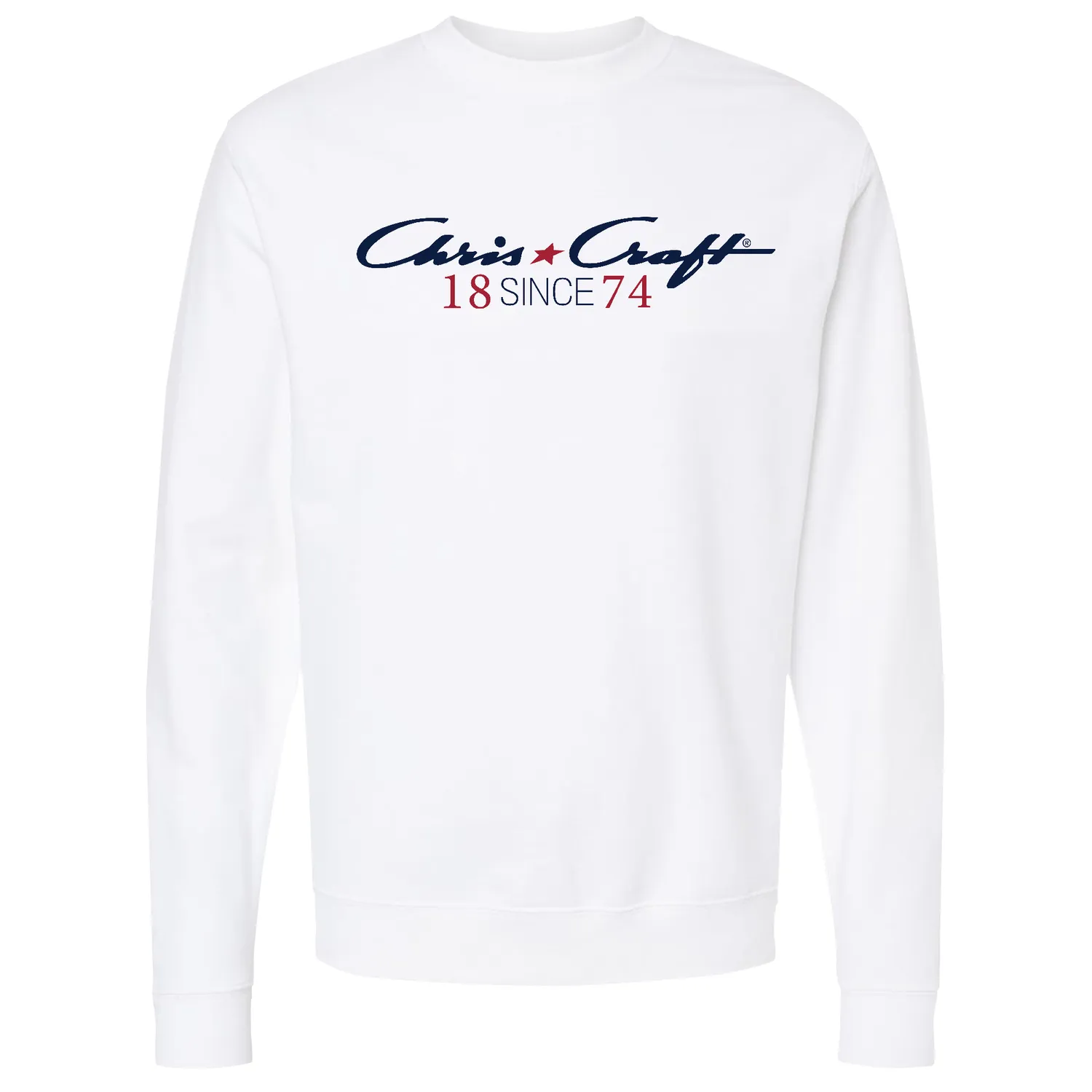 Chris Craft Signature crewneck sweatshirt herre grå
