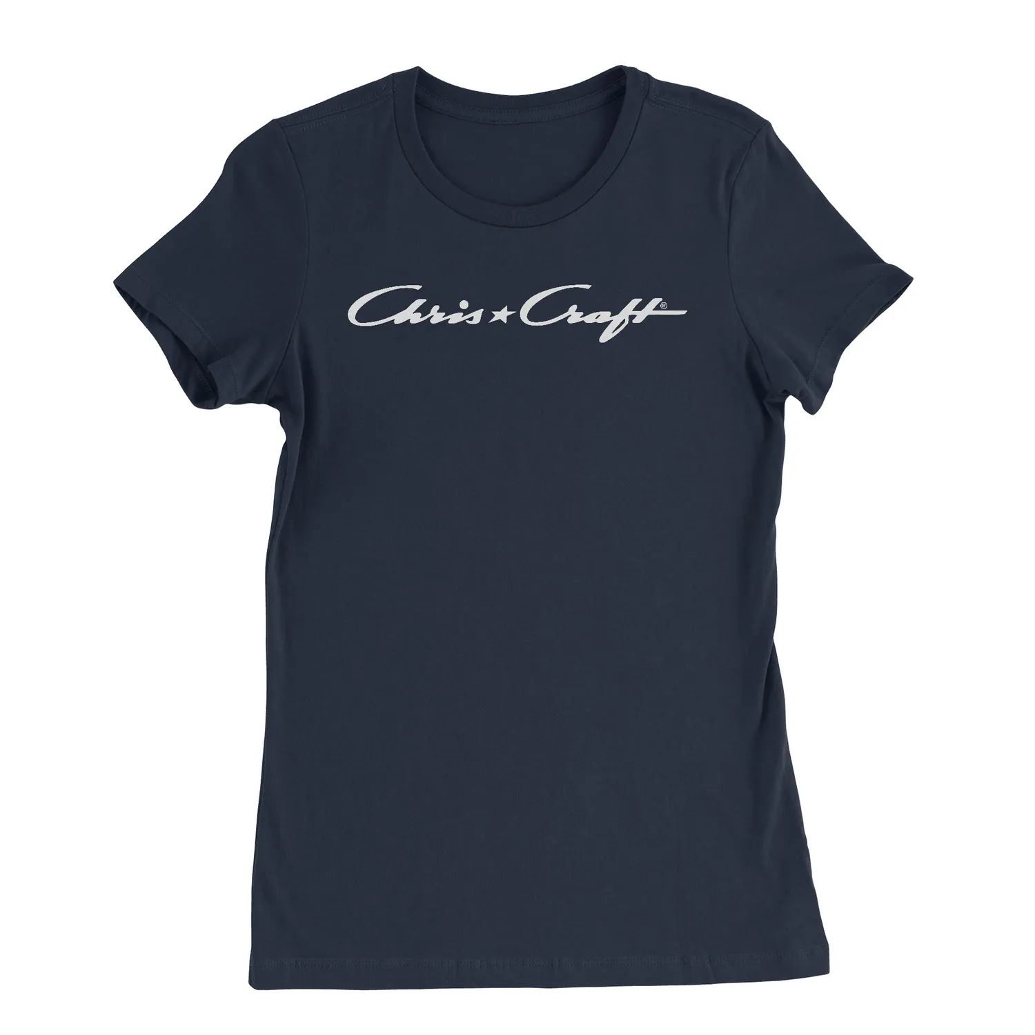 Chris-Craft Flagship T-shirt navy – dame bomuld