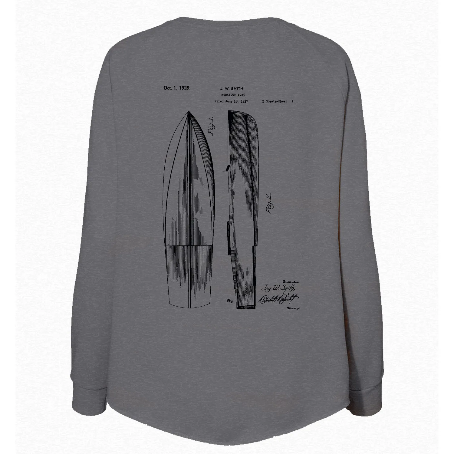 Chris Craft The Blueprint sweatshirt til damer sort