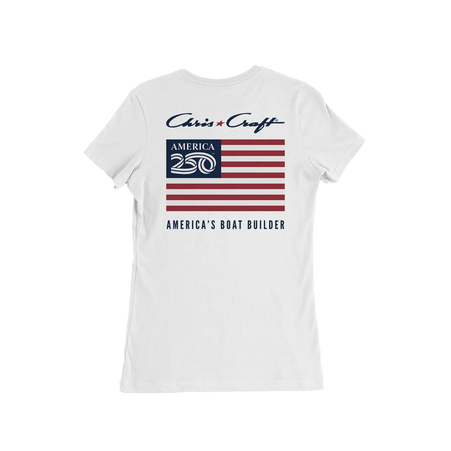 Chris Craft America250 dame t-shirt 100% bomuld