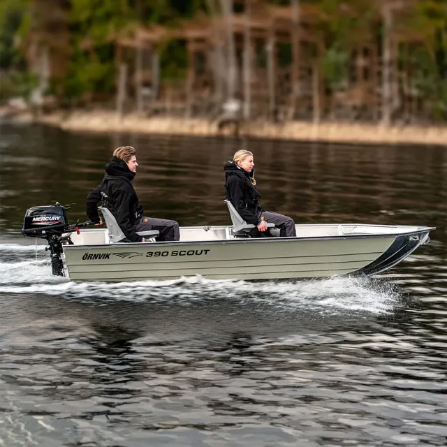 Ørnvik 390 Scout jolle plastbåd fiskeri