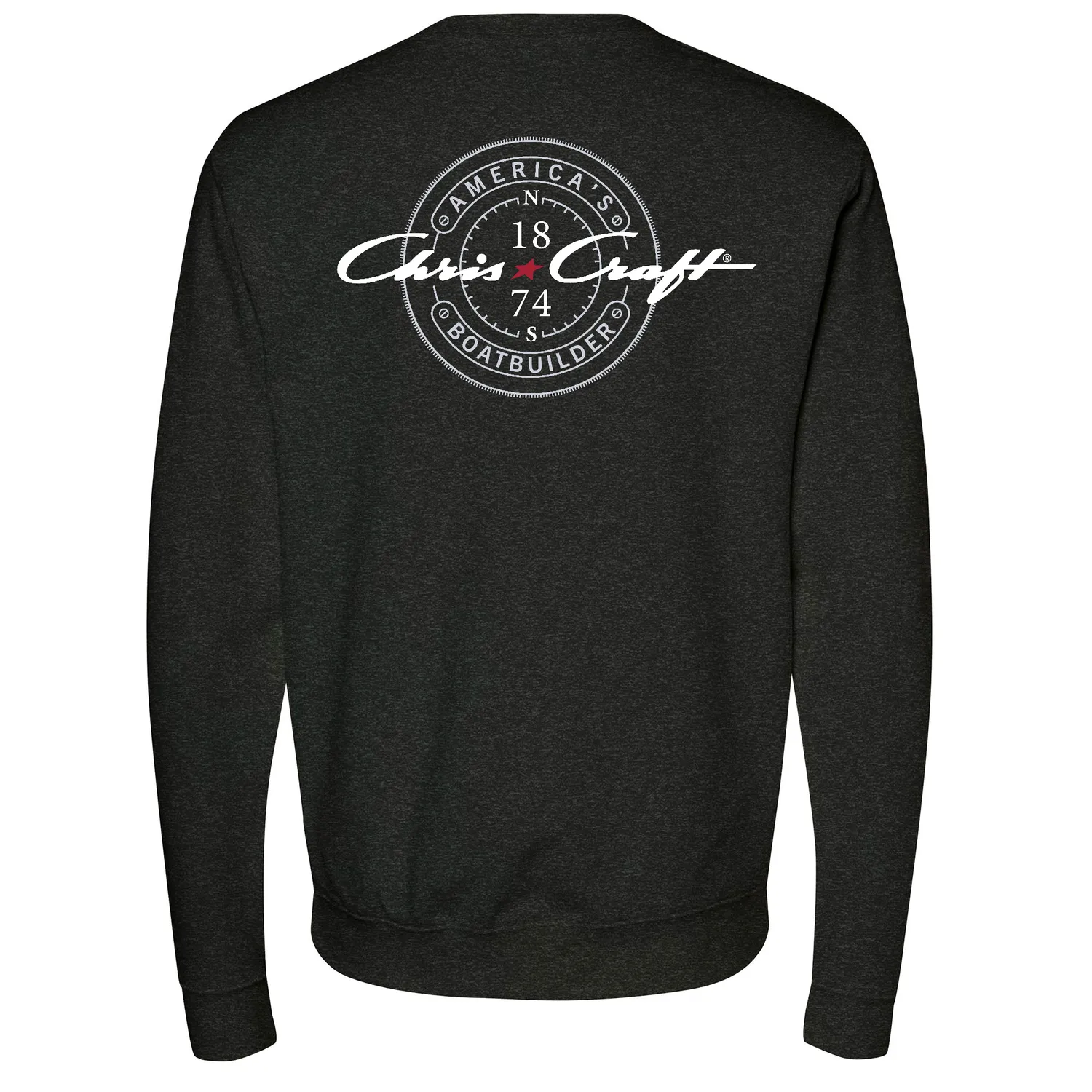 Chris Craft Acclaim sweatshirt sort bomuldsblanding