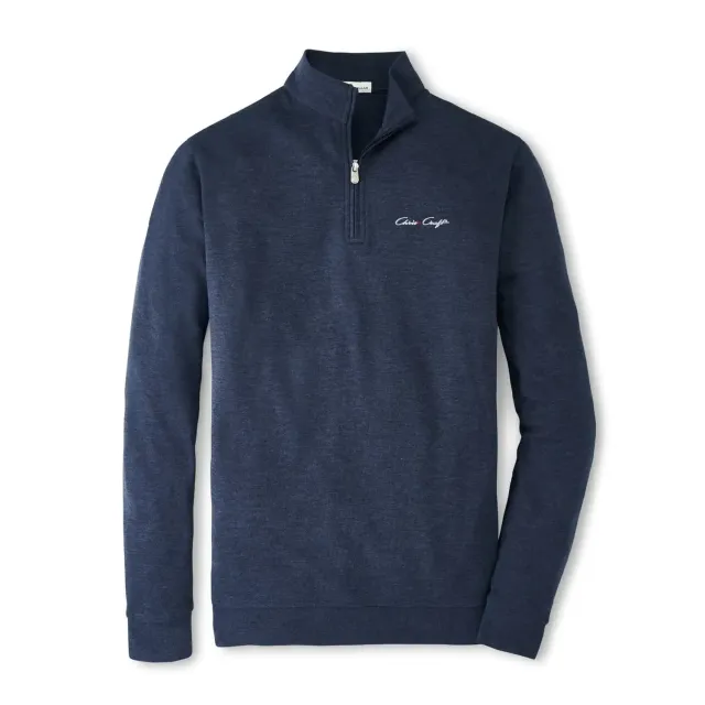Chris Craft Crown Comfort quarter-zip navy herre