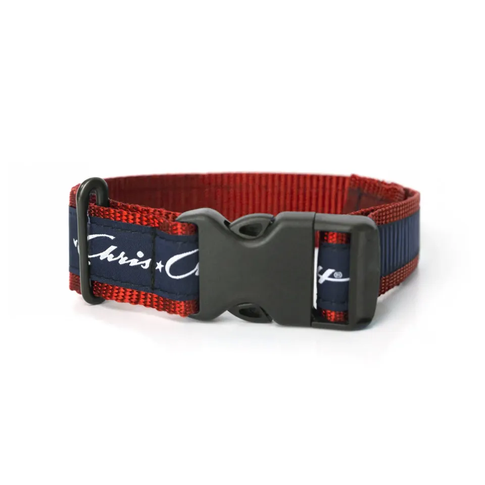 Chris Craft hundehalsbånd navy justerbar Large