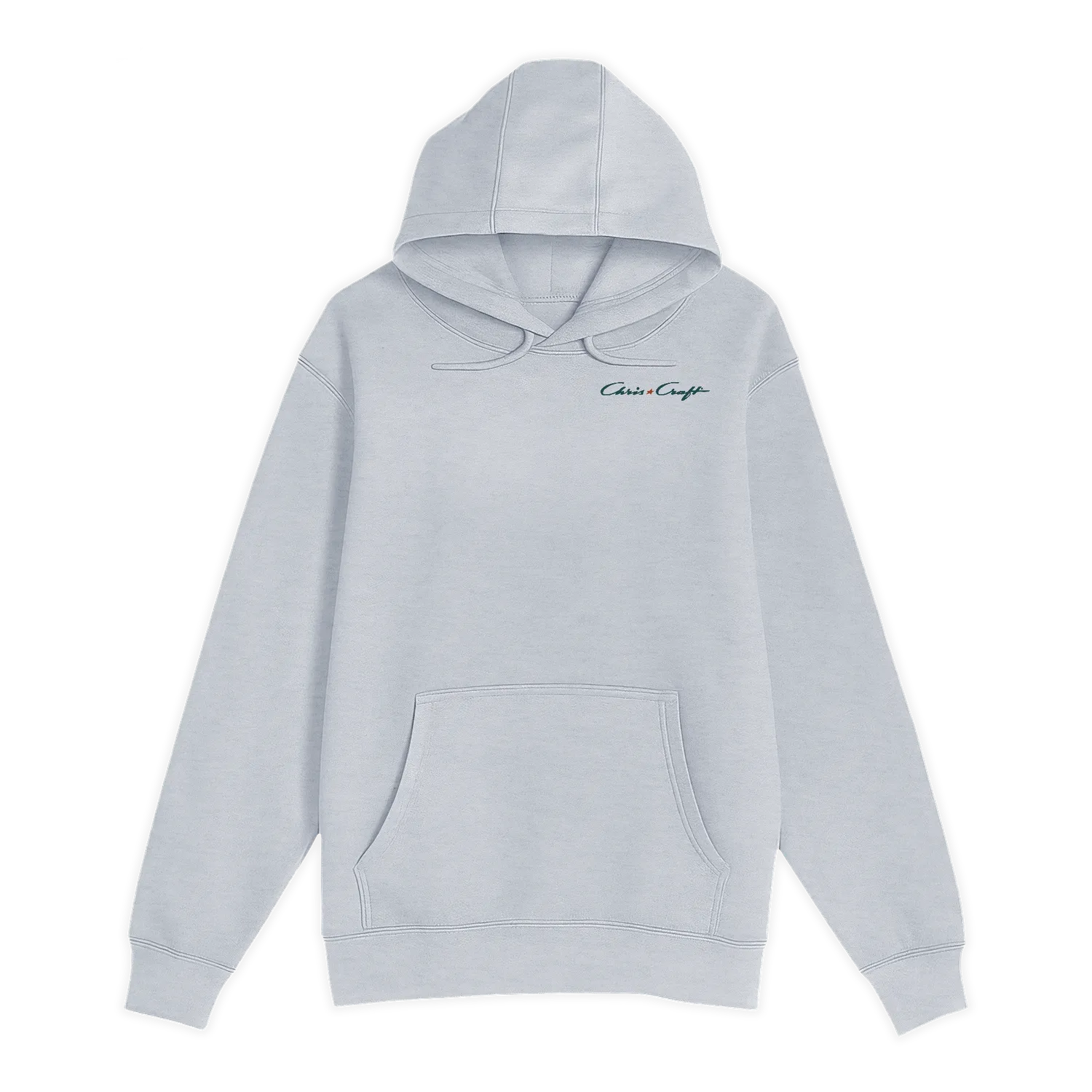 Chris Craft Old Glory hoodie herre sort fleece