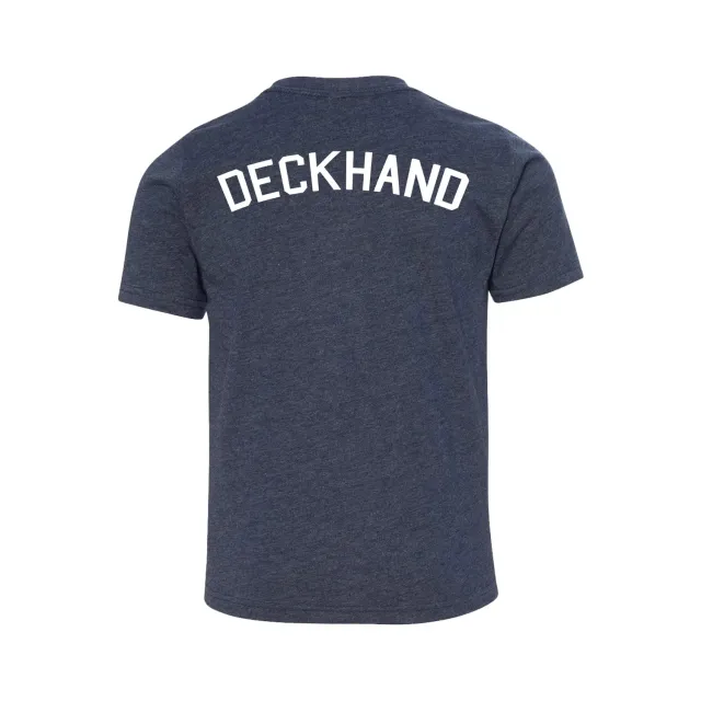 Chris Craft Deckhand børne T-shirt navy bomuldsblanding