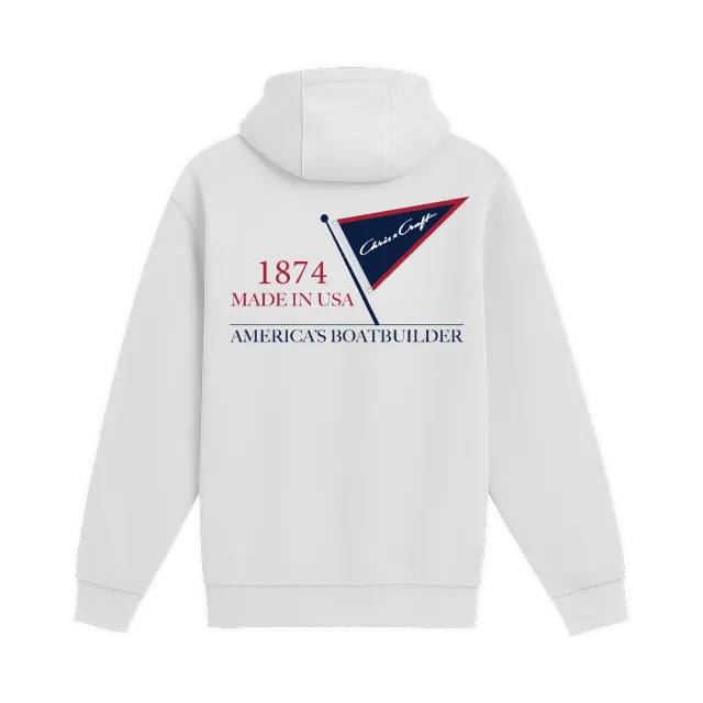 Chris Craft Eminent hoodie grå herre 280 GSM