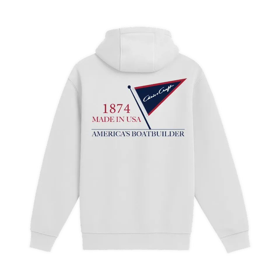 Chris Craft Eminent hoodie grå herre 280 GSM
