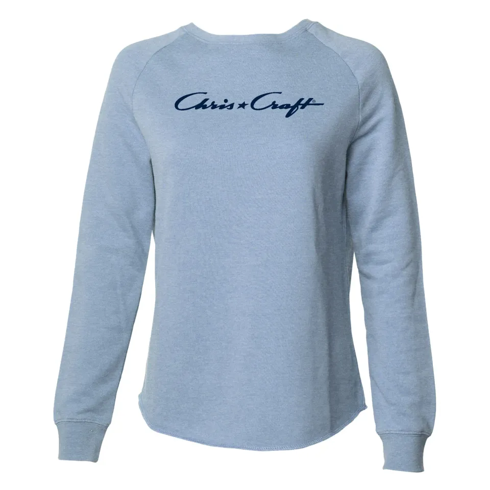 Chris-Craft Flagship sweatshirt dame misty blue