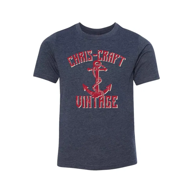 Chris-Craft Vintage T-shirt navy – børn bomuld
