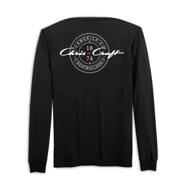 Chris Craft Acclaim langærmet T-shirt herre sort