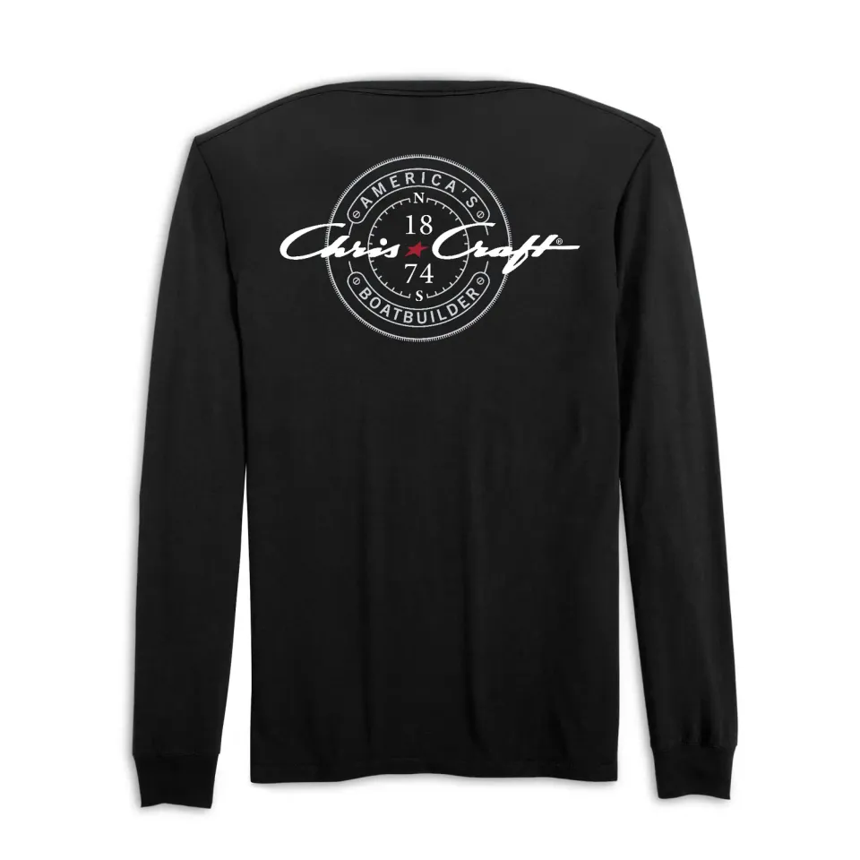 Chris Craft Acclaim langærmet T-shirt herre sort