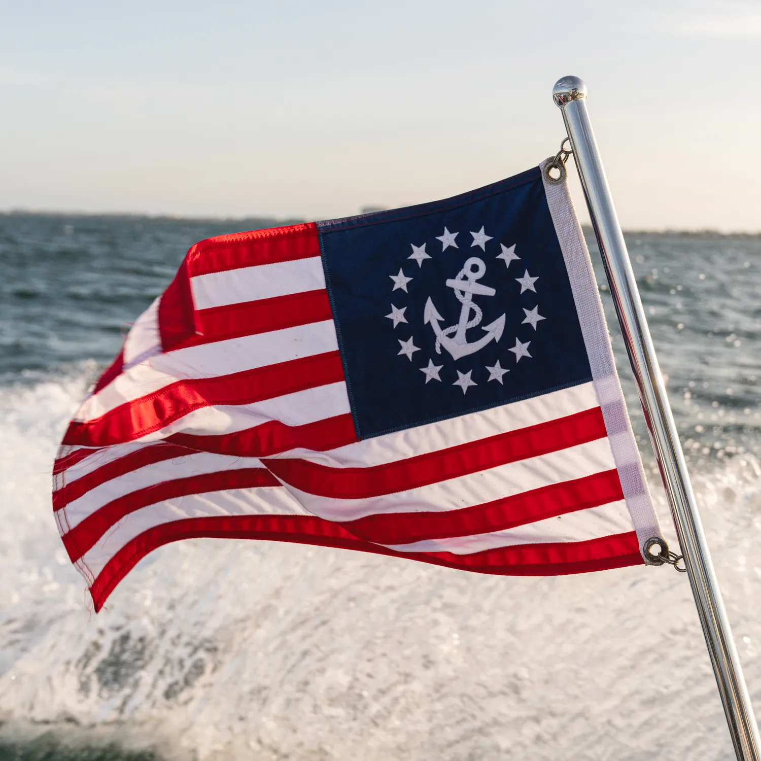 Chris Craft Yacht Ensign bådflag 16x24 nylon