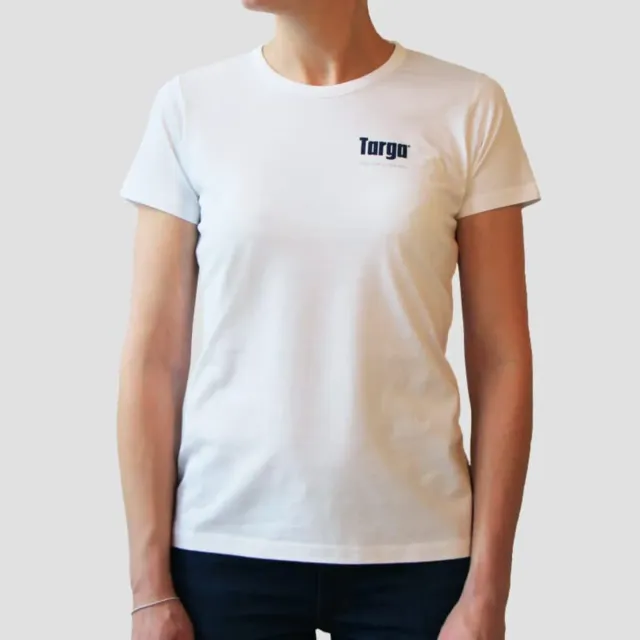 Targa T-shirt dame hvid XS/34 bomuld