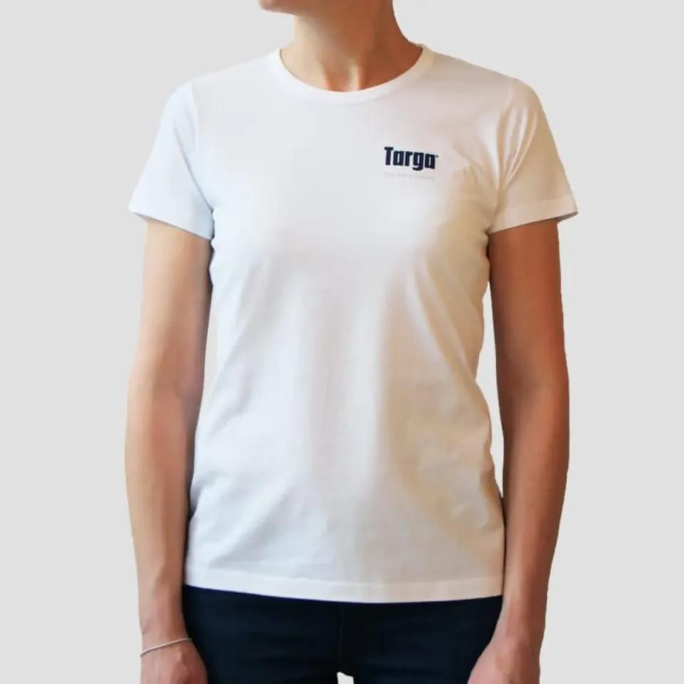 Targa T-shirt dame hvid XS/34 bomuld