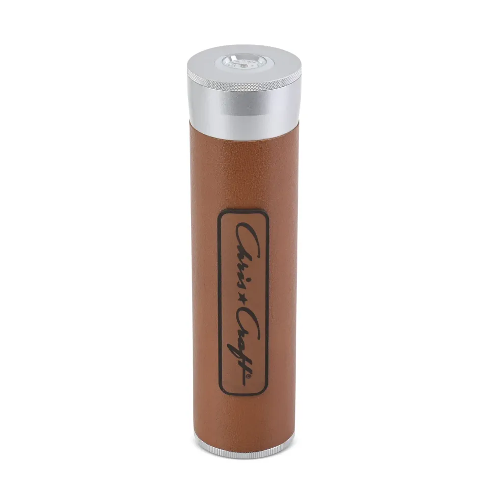 Chris Craft humidor cigarrør læder 3-5 cigarer