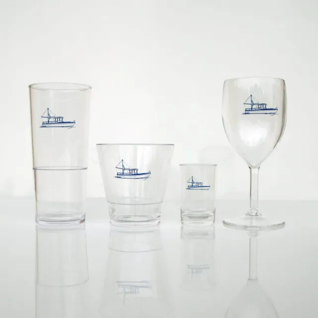 Targa Glas 4 typer glassæt 16 stk til båd