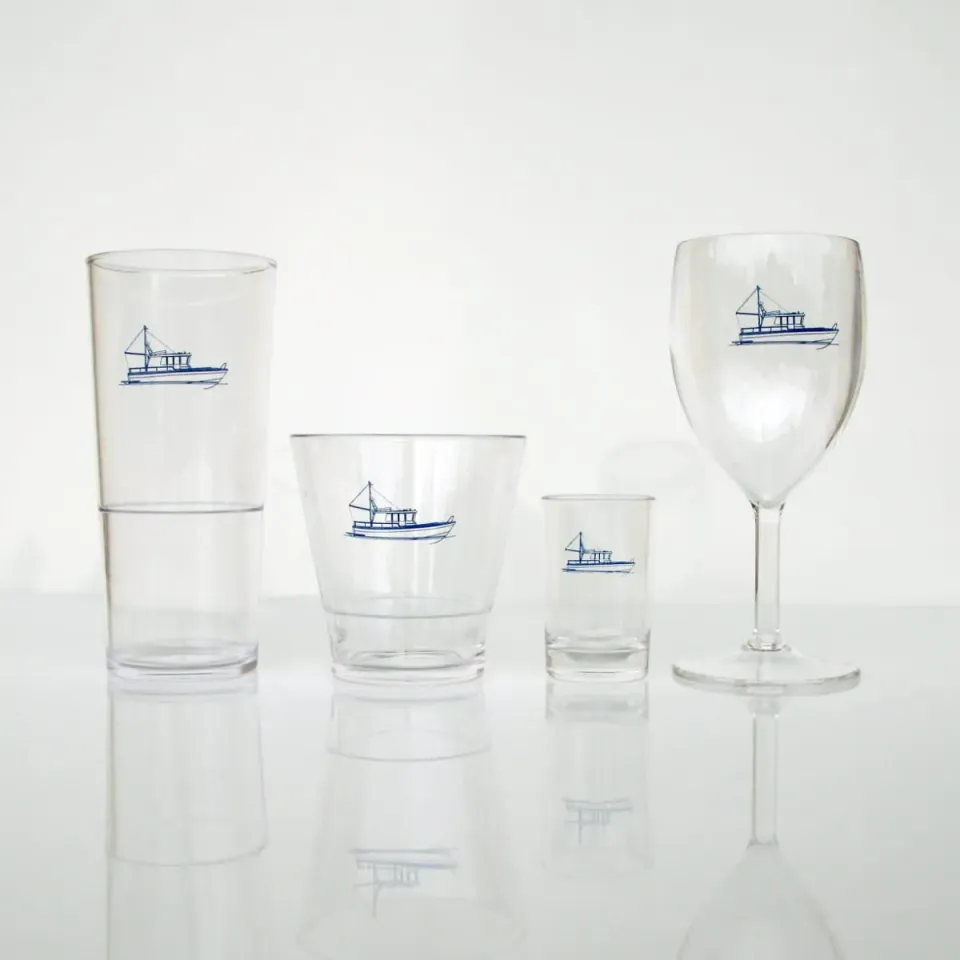 Targa Glas 4 typer glassæt 16 stk til båd