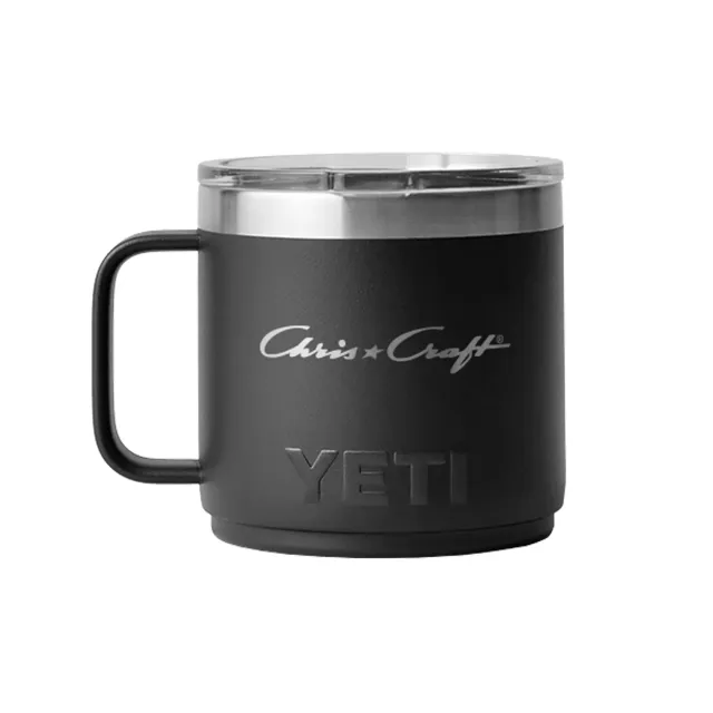 Chris Craft Yeti Rambler 14oz termokrus sort stål