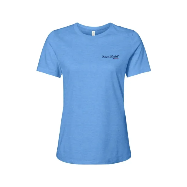 Chris Craft Dave Bofill T-shirt dame navy bomuld