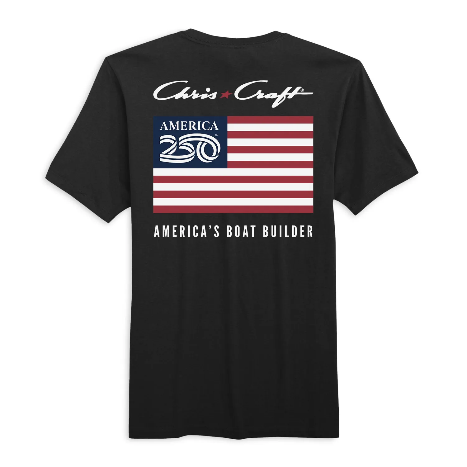 Chris Craft America250 T-shirt navy herre bomuld