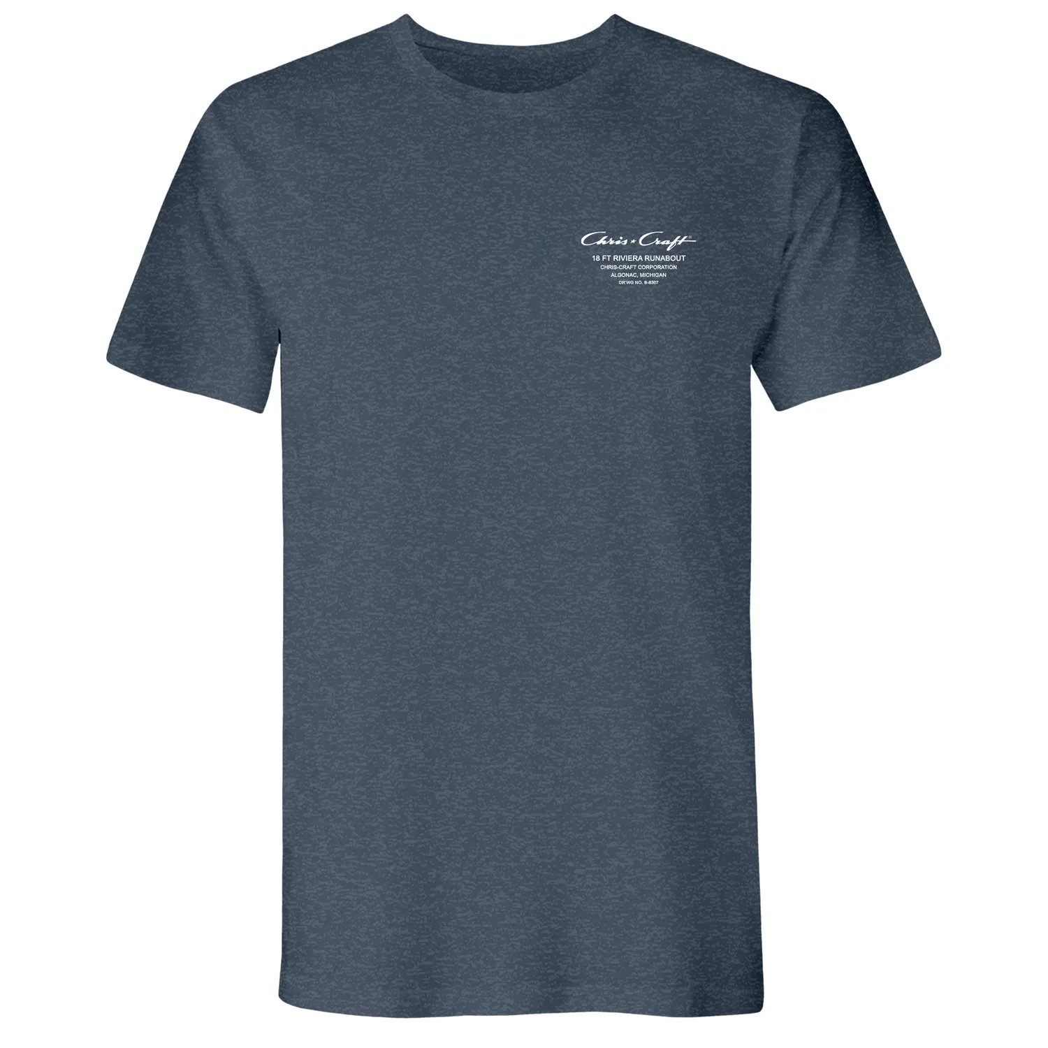 Chris Craft Riviera t-shirt herre sort bomuld