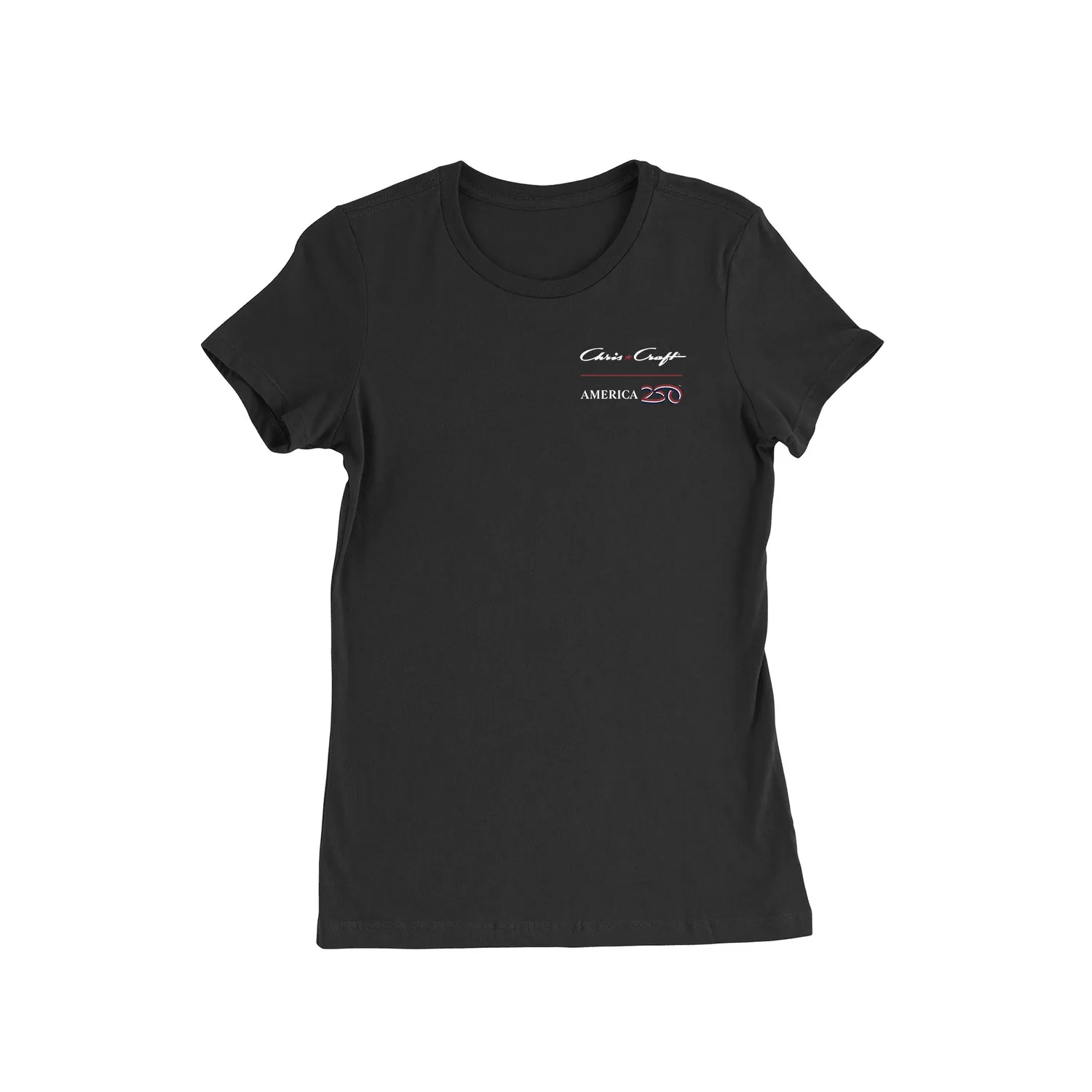 Chris Craft America250 dame t-shirt 100% bomuld