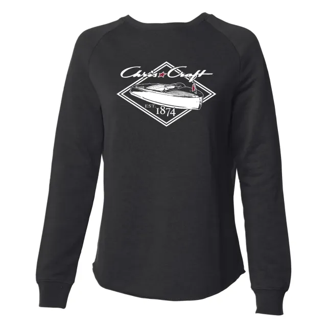 Chris Craft Cruiser sweatshirt dame sort fleece
