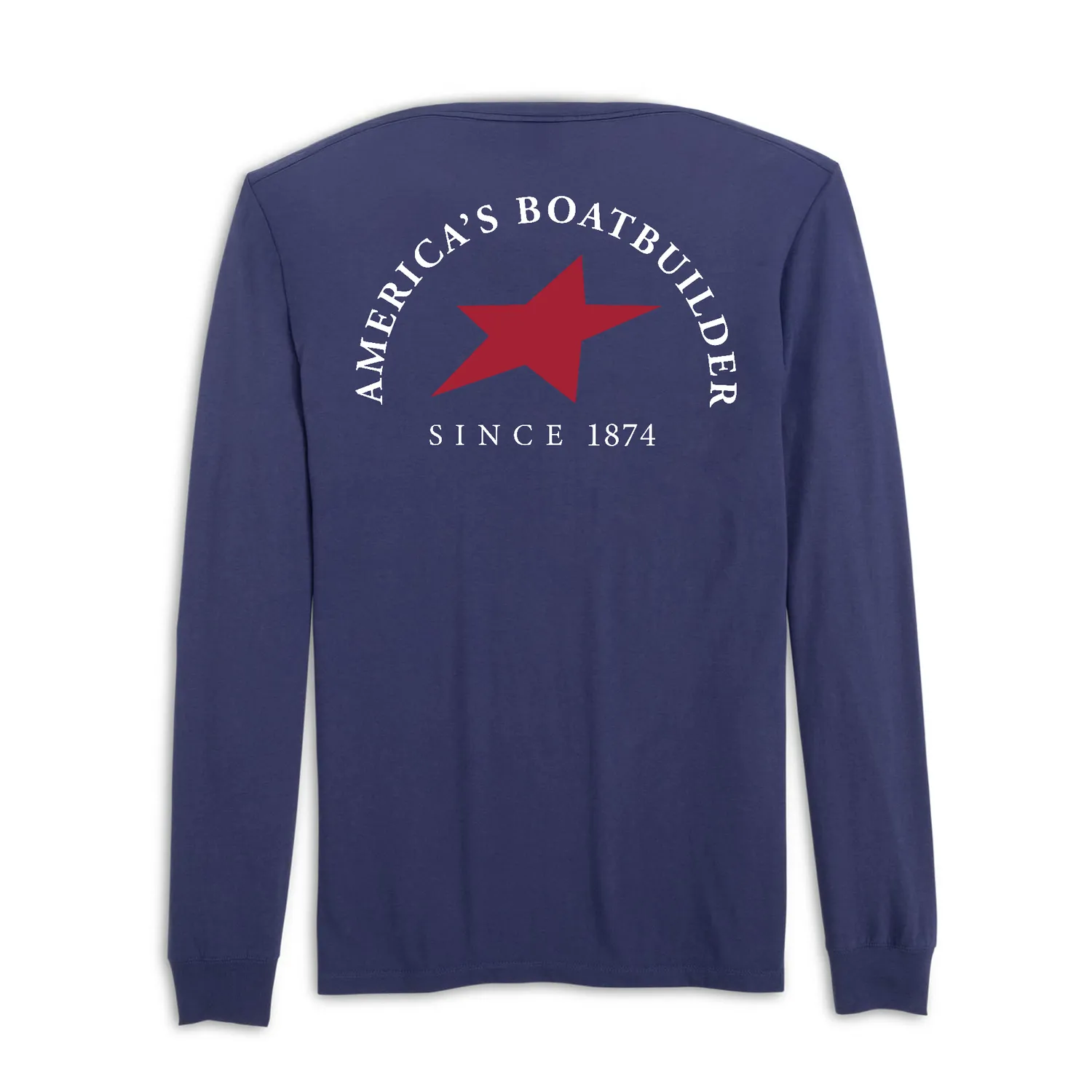 Chris Craft Paramount langærmet t-shirt sort bomuld
