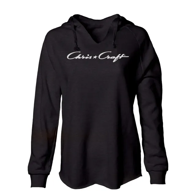 Chris Craft Flagship dame hættetrøje dusty rose fleece