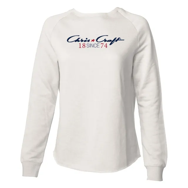 Chris Craft Signature sweatshirt dame beige