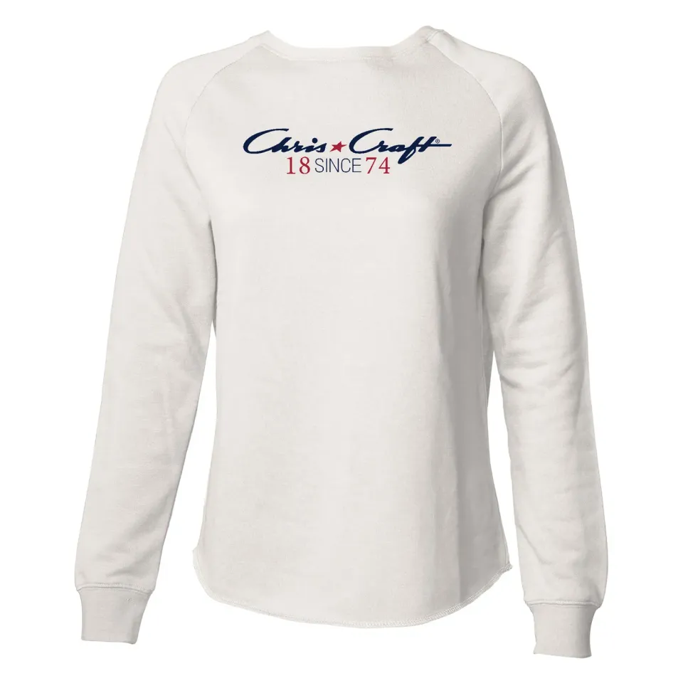 Chris Craft Signature sweatshirt dame beige