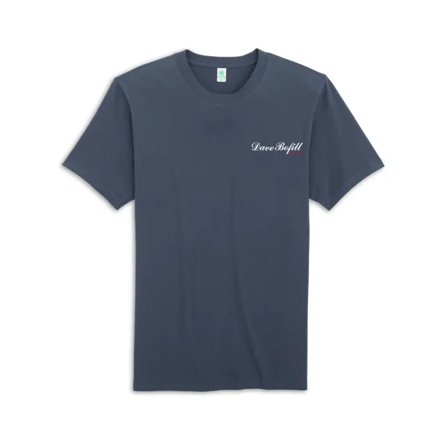 Chris Craft Dave Bofill herre t-shirt navy blanding
