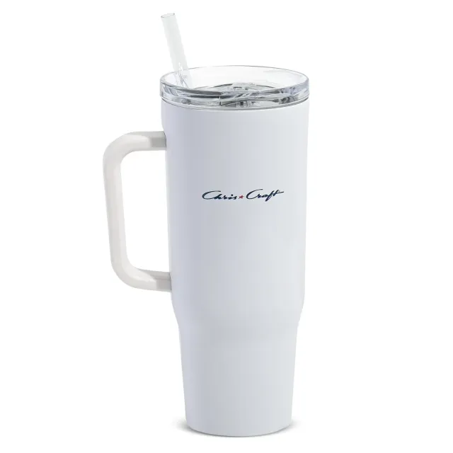 Chris Craft Corkcicle Cruiser termokop 40oz hvid