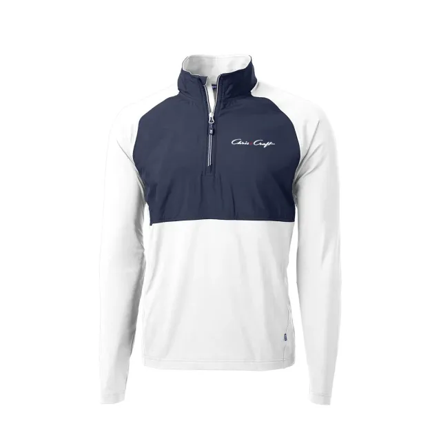 Chris Craft Cutter & Buck quarter zip genbrugspolyester