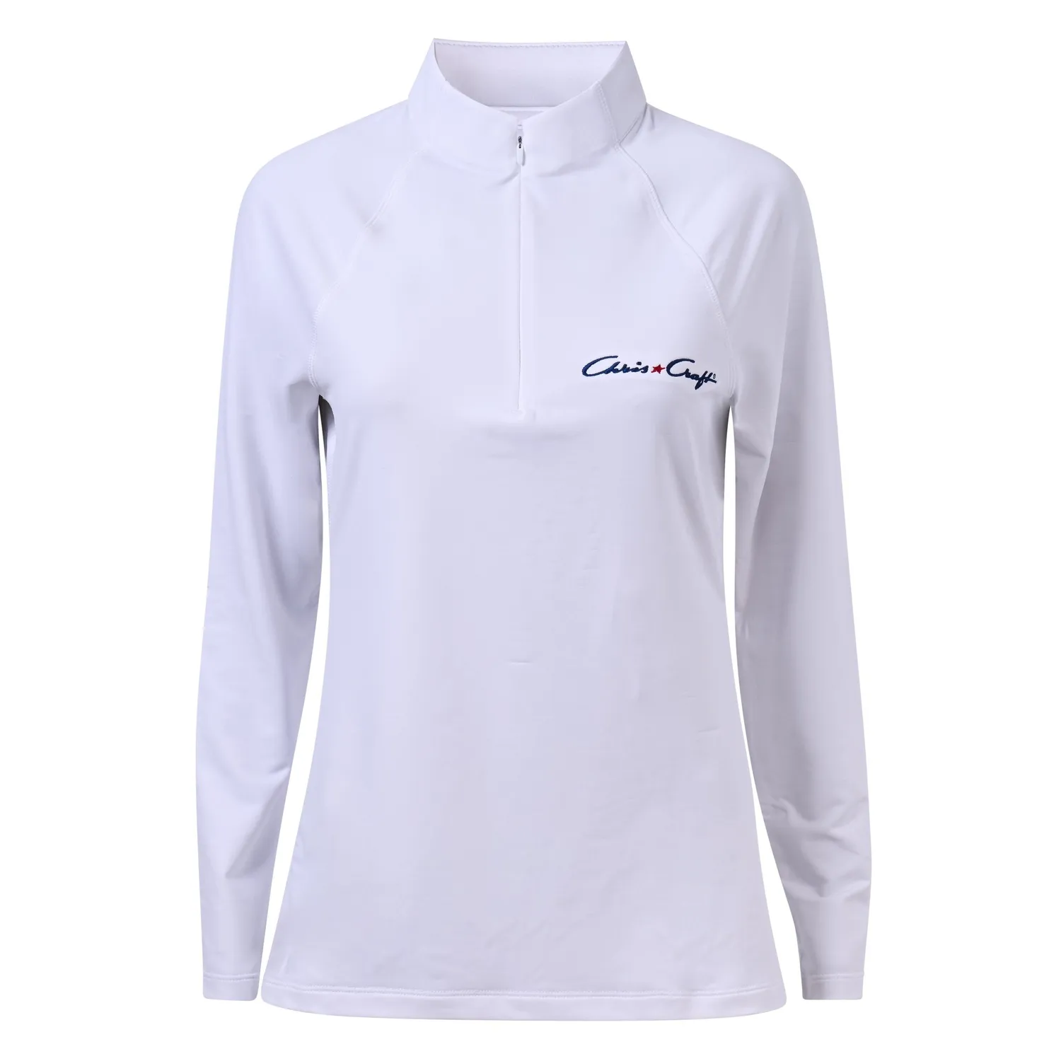 Chris-Craft Perth Ladies Raglan Quarter Zip navy – dame