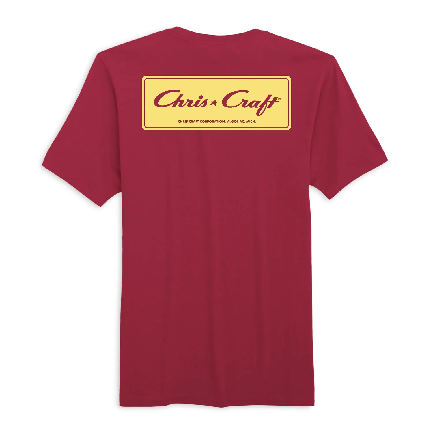 Chris Craft Trademark herre t-shirt sort bomuld
