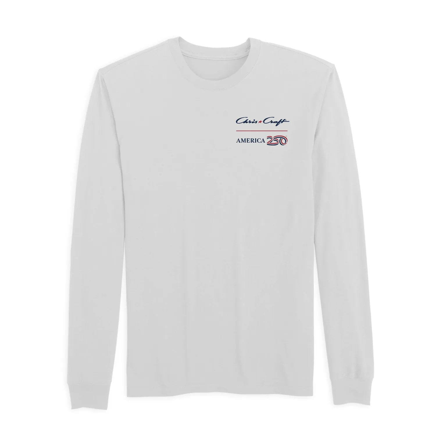 Chris Craft America250 langærmet t-shirt Navy bomuld