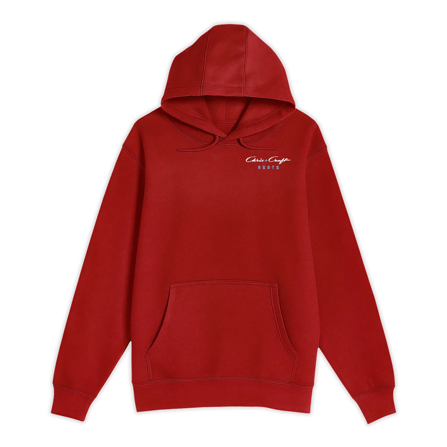 Chris Craft Star hoodie herre sort fleece