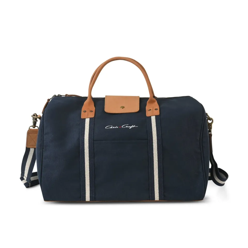 Chris Craft Shorebags Tourist duffelbag 18 inch læderbund