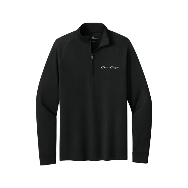 Chris Craft Luxe Performance 1/4-zip trøje navy