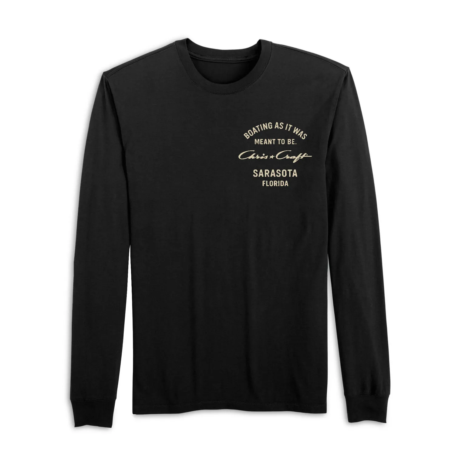 Chris Craft Meant to Be langærmet T-shirt bomuld