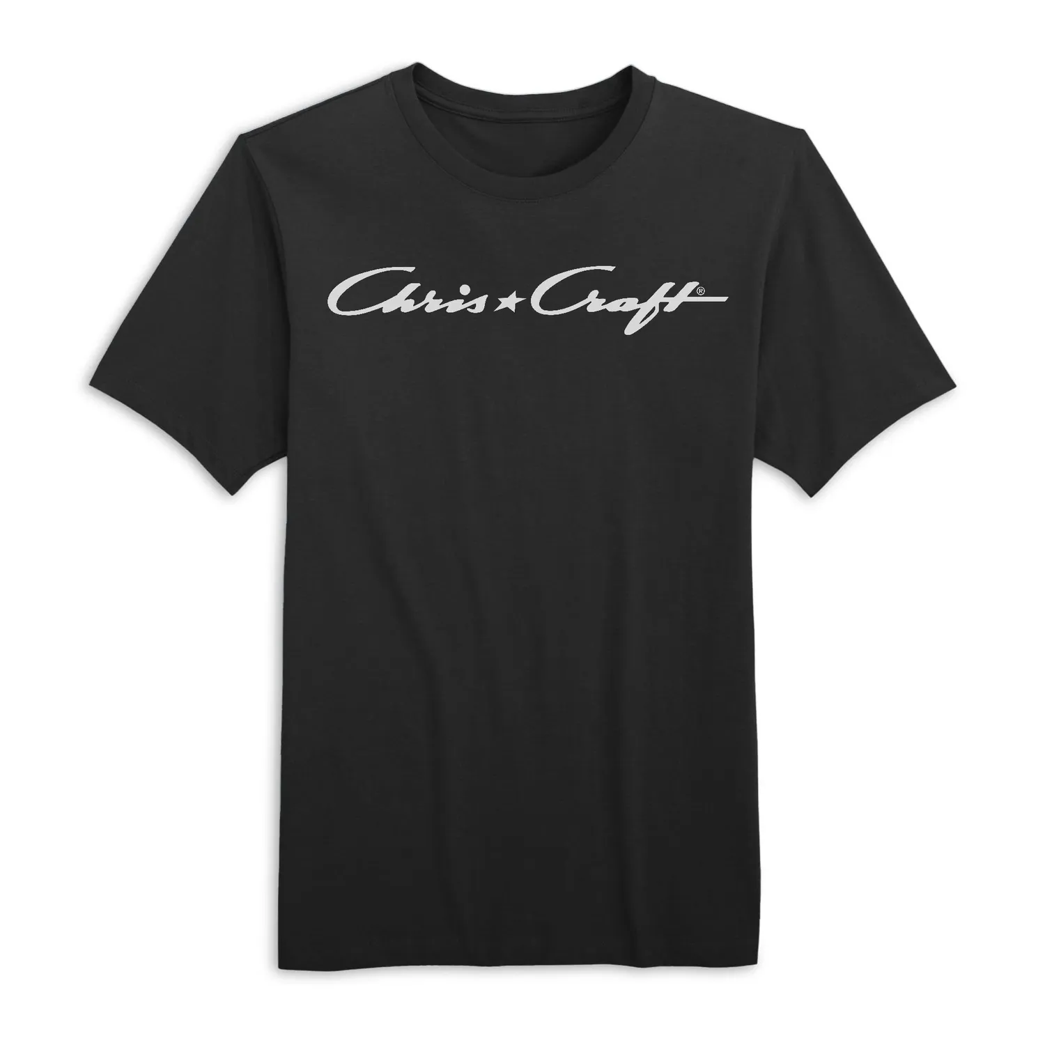 Chris Craft Flagship T-shirt sort 100% bomuld