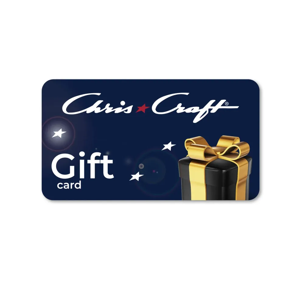 Chris Craft digitalt gavekort 10 USD gave til sejler