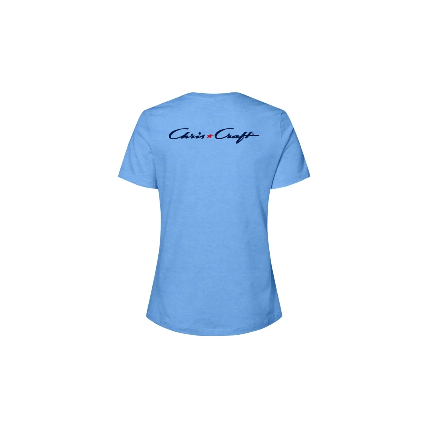 Chris Craft Dave Bofill T-shirt dame navy bomuld